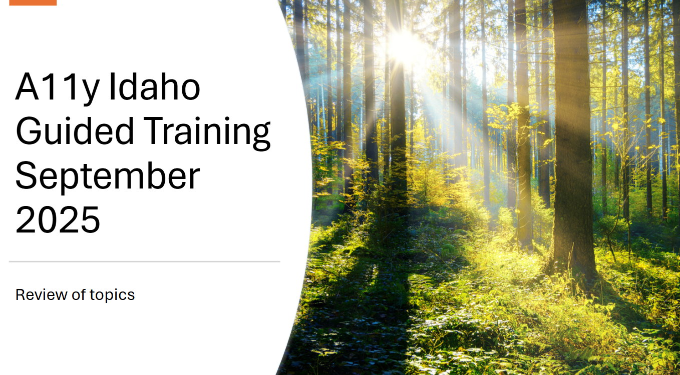 September 2025 guided training review of series 1 topics
